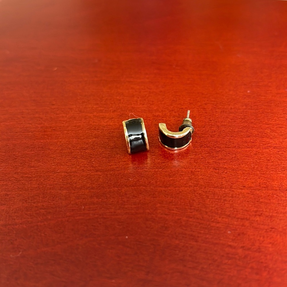 5/$15✨ Black and gold studs